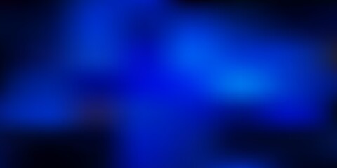 Dark blue vector abstract blur backdrop.