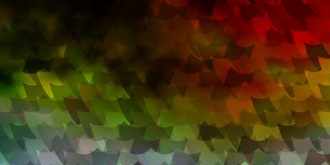 Light Blue, Green vector layout with lines, rectangles.