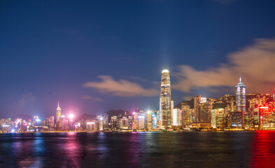 Fototapeta na wymiar Hong Kong Cityscape Skyline