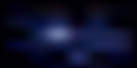 Dark blue vector gradient blur layout.