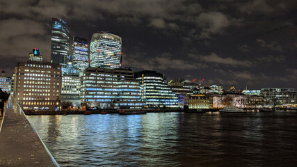 night view of the city