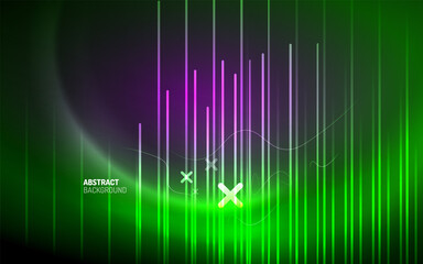 Abstract background - neon line design for Wallpaper, Banner, Background, Card, Book Illustration, landing page