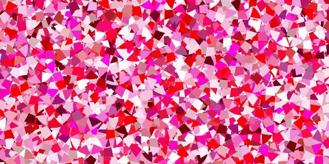 Light blue, green vector texture with triangular style.