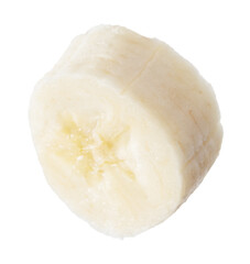Ripe banana isolated on a white