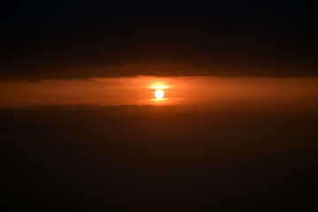 Sunrise from Tigerhill in Darjeeling