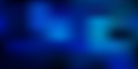 Dark blue vector abstract blur backdrop.