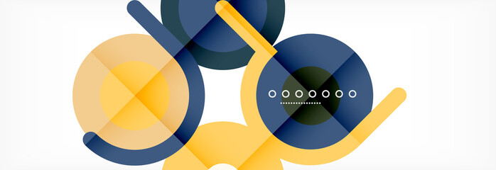 Circles and lines abstract background for covers, banners, flyers and posters and other templates