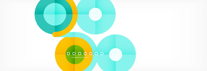 Circles and lines abstract background for covers, banners, flyers and posters and other templates