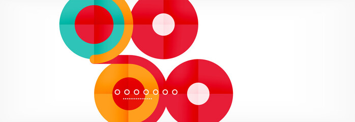 Circles and lines abstract background for covers, banners, flyers and posters and other templates
