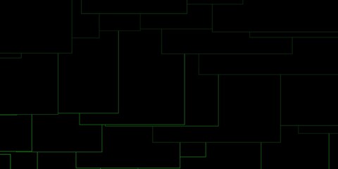 Dark Green vector texture in rectangular style. Colorful illustration with gradient rectangles and squares. Template for cellphones.