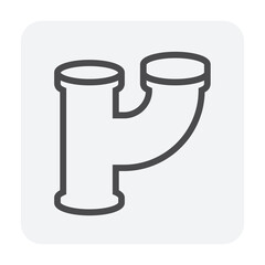 pipe connector icon