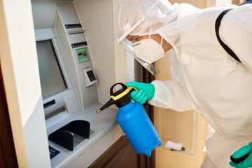 Disinfection of highly contagious city areas during COVID-19 epidemic!