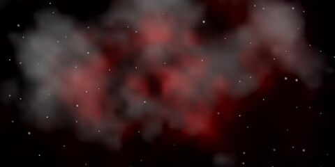 Dark Red, Yellow vector pattern with abstract stars. Colorful illustration with abstract gradient stars. Theme for cell phones.