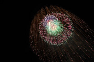 Nagano ebisukou fireworks 2016 in nagano japan