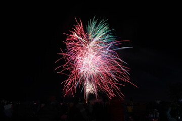 Nagano ebisukou fireworks 2016 in nagano japan