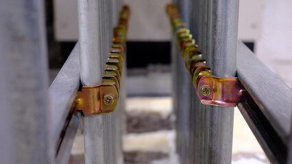 Electrical part and accessories in the  control cabinet , control and power distributor,lockout...