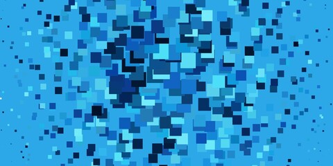 Light BLUE vector template in rectangles. New abstract illustration with rectangular shapes. Template for cellphones.