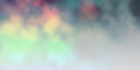 Dark Multicolor vector texture with cloudy sky. Illustration in abstract style with gradient clouds. Template for landing pages.