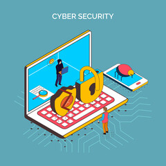 Isometric Cyber Security Composition