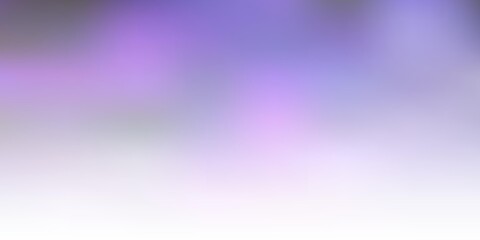 Dark purple, pink vector abstract blur layout.