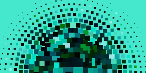 Light Blue, Green vector background in polygonal style. Colorful illustration with gradient rectangles and squares. Pattern for business booklets, leaflets