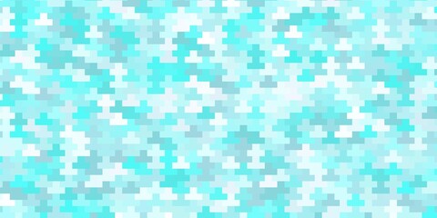 Light BLUE vector layout with lines, rectangles. Colorful illustration with gradient rectangles and squares. Pattern for business booklets, leaflets