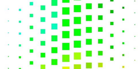 Light Green, Yellow vector template in rectangles. Modern design with rectangles in abstract style. Pattern for websites, landing pages.