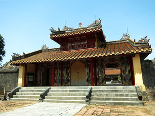 Fototapeta premium The Imperial Tomb of Emperor Minh Mang in Hue, VIETNAM