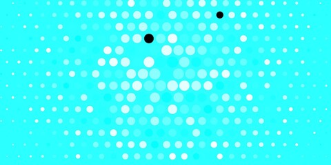 Dark BLUE vector texture with disks. Abstract decorative design in gradient style with bubbles. New template for a brand book.