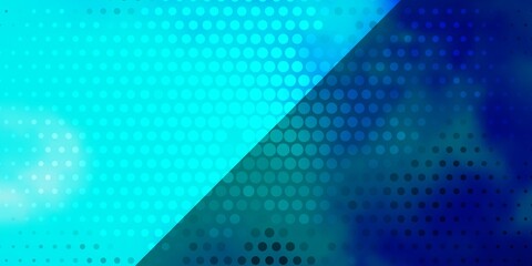 Light Blue, Green vector layout with circles. Abstract colorful disks on simple gradient background. Pattern for wallpapers, curtains.
