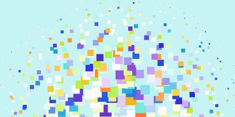 Light Multicolor vector backdrop with rectangles. Modern design with rectangles in abstract style. Template for cellphones.