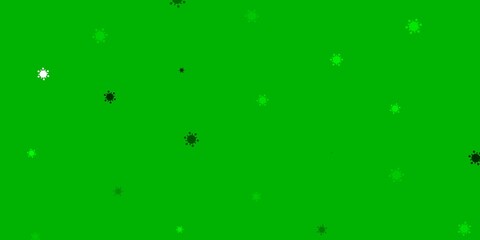 Light green, yellow vector texture with disease symbols.