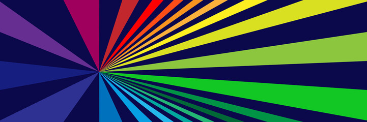 Background with rainbow colored spirals	