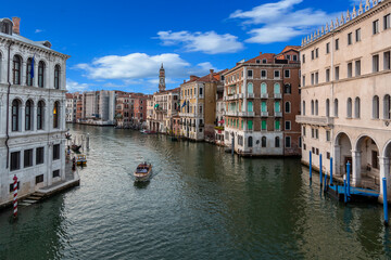 Obraz na płótnie Canvas View over Canale Grande in Venice during daytime
