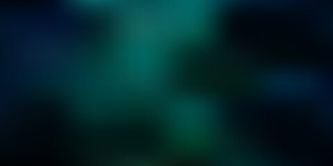 Light blue, green vector abstract blur pattern.