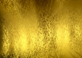 Gold foil paper decorative texture background for artwork - Illustration 
