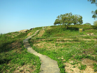 The A1 Hill in Dien Bien Phu, VIETNAM, which was an important battlefield during the Battle of Dien Bien Phu