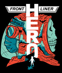 PrintThank you Frontliners (Doctor, Nurse, Medical Team) who work for nation during coronavirus (covid-19) outbreak season.