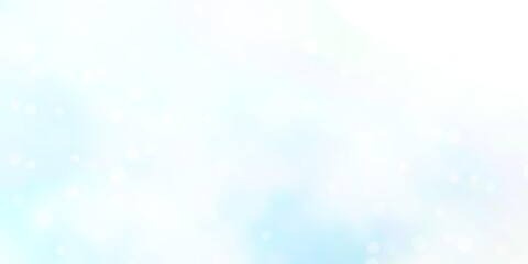 Light BLUE vector pattern with abstract stars. Modern geometric abstract illustration with stars. Pattern for new year ad, booklets.