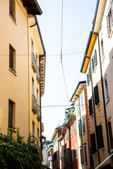 Fototapeta na wymiar Old town of Salo on Lake Garda