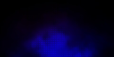 Dark Blue, Red vector texture with disks. Colorful illustration with gradient dots in nature style. Pattern for websites.