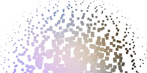 Light Blue, Yellow vector pattern in square style. Colorful illustration with gradient rectangles and squares. Modern template for your landing page.