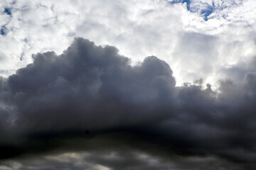 Stormclouds in a landscape