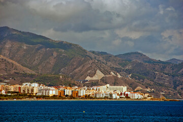 Nerja on the Mediterranean coast Axarquia Andalucia Costa del Sol Spain