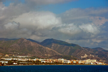 Nerja on the Mediterranean coast Axarquia Andalucia Costa del Sol Spain