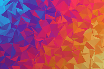 Naklejka premium low poly background texture colors of rainbow 6000x4000pix