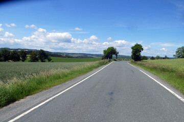 Straße zwischen Ruppersdorf und Gleima