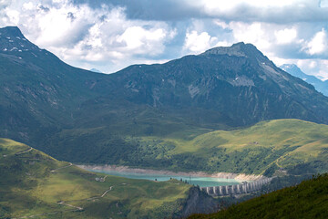 Lac de la Girotte à Hauteluce, Savoie, Alpes