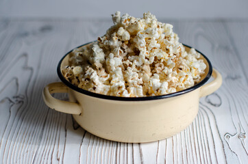 popcorn on the table