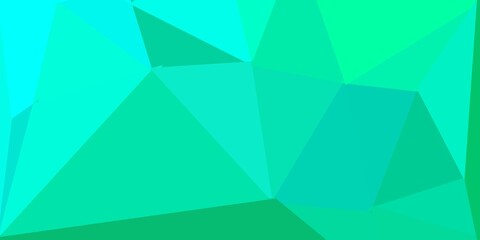 Light green vector triangle mosaic pattern.